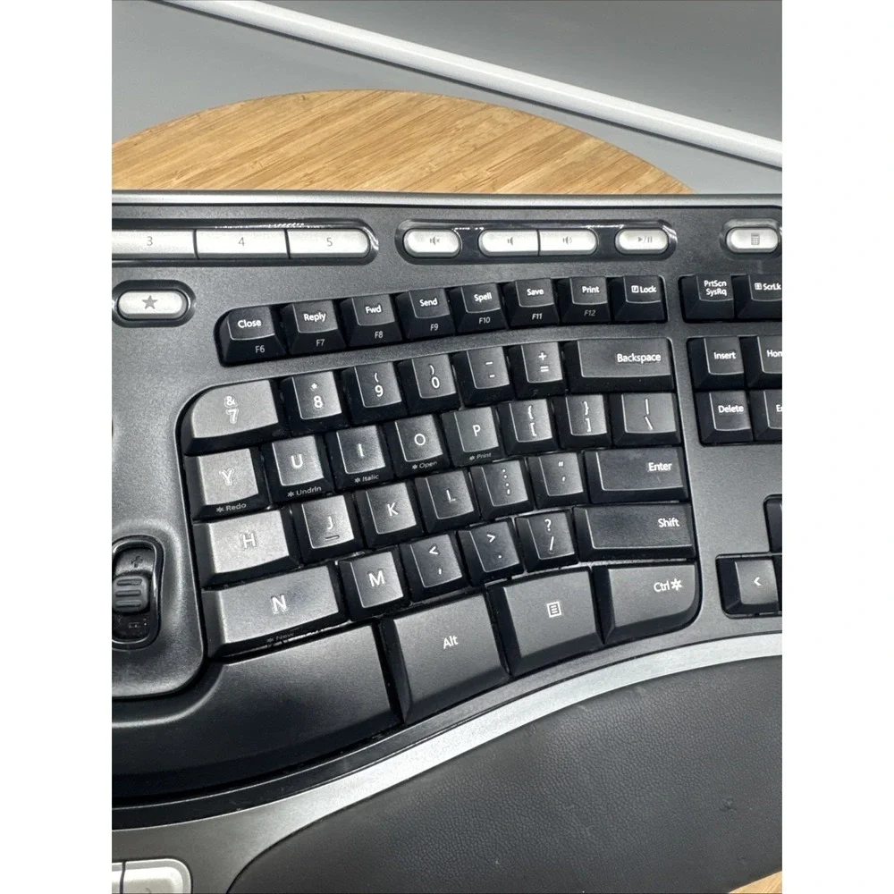 Microsoft Keyboard 4000 v1.0 Natural Ergonomic USB Wired KU-0462 Tested